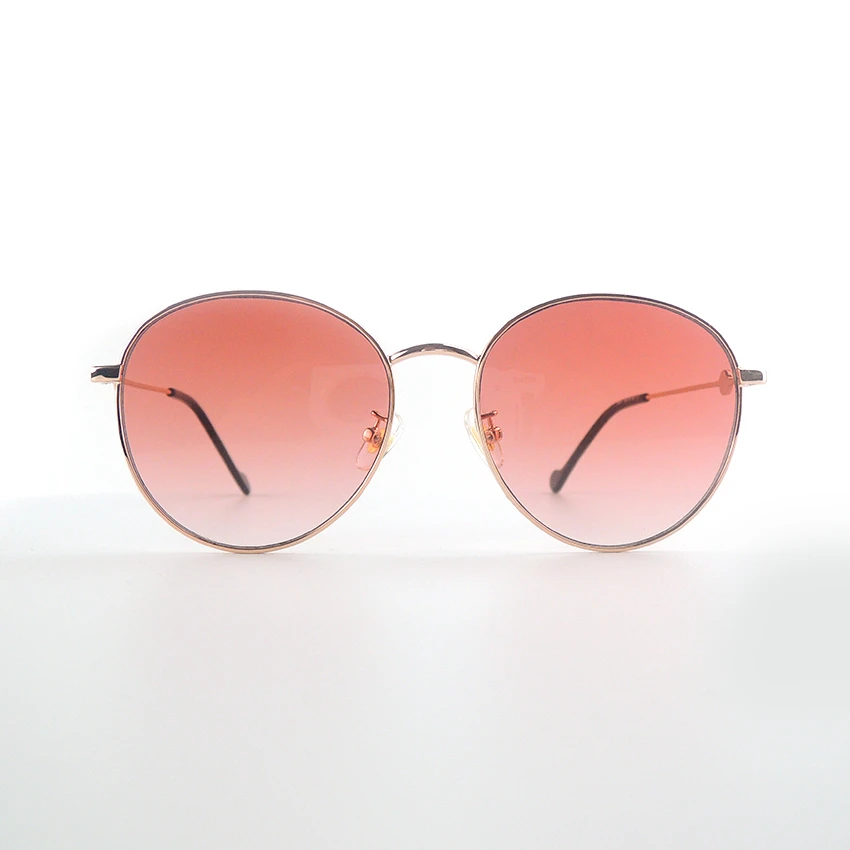 Frame High End Sun Glasses Custom Logo Sunglasses 2020 Newest Design Metal Fashion Sunglasses Women CR39 / Polarized Unisex