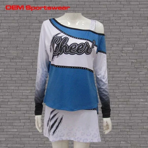 Free design customized kids cheerleader uniforms