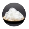 Free sample 1.5D/1.4D white non-siliconized polyester staple fiber specifications