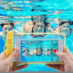 Free Shipping 1 Sample OK Drop Shipping PVC Waterproof Cell Phone Case For 4.7-6 inch Mobile Phone Bags Cases