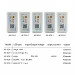 Free shipping 100 Pcs Wifi Smart Controller Alexa Google Home Tuya for Single color CCT RGB RGBW RGBCCT 5 in 1 LED Strip Dimmer