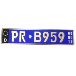 front license plate design custom embossing blank aluminum license plates