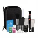 Full set screen spray brush blower wet swipe Q-tip all in one lens camera spray cleaner alcohol wet cleaning kit travel bag