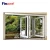 Import fully open glass window panoramic aluminum folding window stacking bi folding accordion foldable glass window moveable smooth from China