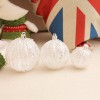 GANGHENG christmas arts and crafts supplies 5cm PVC glitter party decorations pumpkin shape clear plastic ball