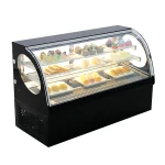 glass door cake glass bakery donut display cabinet showcase refrigerators