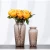 Import Gold / Rose Gold / Silver Glass & Crystal Vases Tall Flower Glass Vases Wedding Centerpiece Glass Cylinder Vase from China