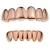 Import Gold Teeth Grillz Top  Bottom Grills Dental Mouth Punk Teeth Caps Cosplay Party Tooth Body Jewelry from China