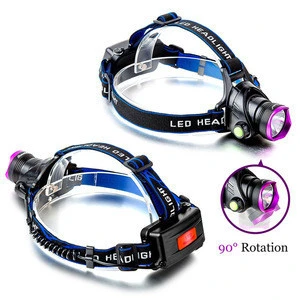 Goldmore 3 Modes  350LM Adjustable Bright rechargeable LED Headlamp Waterproof for hiking,camping