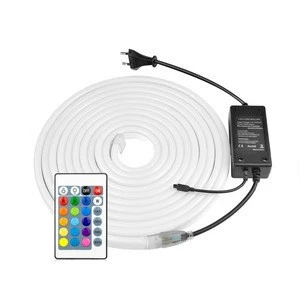 Good Price IP68 Silicone Slim Ultra Thin RGB 24V 12V Mini Domed Led Neon Flex Rope Light