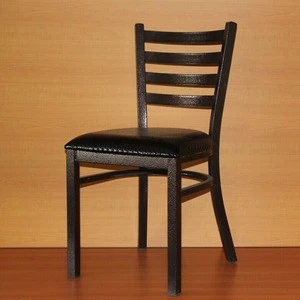 Good quality black metal bistro chairs