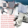Grey Outboard Boat Motor Engine Cover Dust Rain Protection Waterproof boat cover
