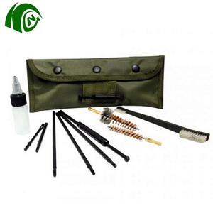 Gun Cleaning Kit Rifle Shot gun Cleaning Kit Brushes Set for 5.56mm .223 .22 Caliber with Durable Pouch
