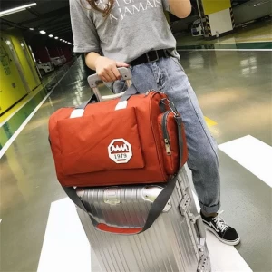 Gym Sports Weekender Handbags Large Size Custom Waterproof Folding Duffle Bag Travel Organizer Hand Bags