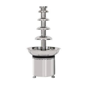 GZKITCHEN 5 Tiers Chocolate Fountain Party Hotel Commercial Chocolate Waterfall Fountain Food Processor CE Certificate 110V/220V
