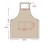 Import H412 Home Kitchen Customizable Solid Color Sleeveless Aprons Custom Logo Multi Colour Polyester Cooking Baking Apron from China
