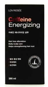 Hair loss prevention shampoo containing caffeine to help prevent hair loss from Korea