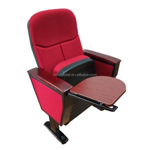HCSY HOME   auditorium seats Standard Size School Auditorium Chair With writing Pad