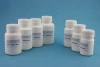 HDPE white pharmaceutical plastic pill bottles / medical plastic vial / plastic medicine container