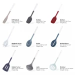 Heat Resistance 9 pcs silicone kitchen utensil set Kitchenware Spatula accessories cooking tool sets