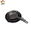Heavy Duty Cookware Reinforced Triple Nonstick Round Skillet Cast Iron Fry Pan With Handle
