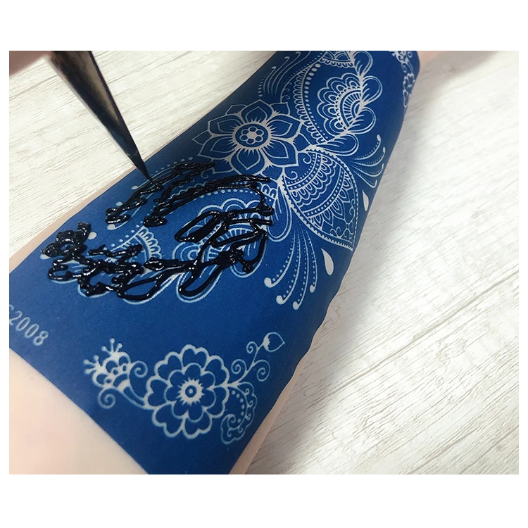 henna tattoo stencil hand and arm design