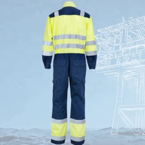 Hi Vis Flame Resistant Blue Wear Rough China Coal Mine Sanfor Safety Overall Workwear,Hivis Flame Retardant Mining Workwear
