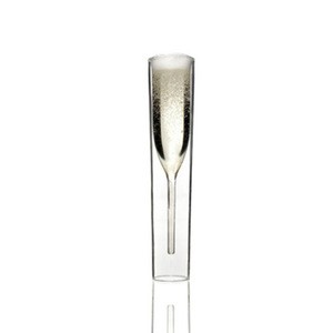 High Borosilicate Hand Made Double Wall Champagne Cocktail Whiskey Vodka Glass Cup