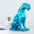 Import High-end Retail Store Window Display Mannequin Interior Shop Decoration Animal Leopard Statue Sitting Pose Fiberglass from China