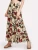 Import high fashion elegant flower print full length rayon women skirts from China