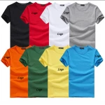 High Quality 100% Cotton Men Custom Screen Printing T Shirt