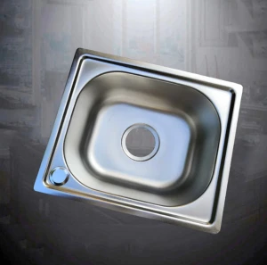 High Quality 20 inch Stainless Kitchen Sink Single Bowl with Cheap Price for Project
