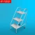 Import High quality 2015 new design cheap 2 tier steel ibrary book cart with wheels from China