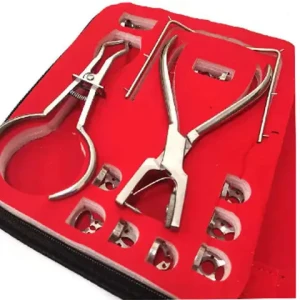 High Quality 2024 Dental Dentist Basic Rubber Dam Kit Dental Surgical Instruments Punch Pliers