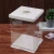 Import High Quality 26*26*17cm Customized square Crown Design Transparent Clear Cake Box from China