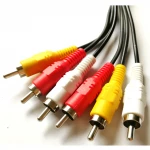 High quality 3.5mm 4Pole to 3rca audio video cable