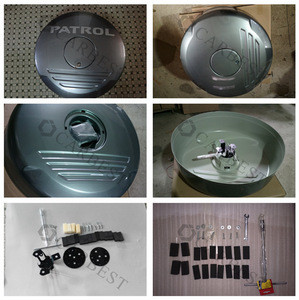HIGH QUALITY ABS OEM SPARE TYRE COVER FOR NISSAN PATROL Y61 Y62 2014