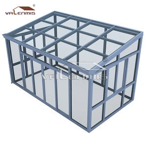 high quality best seller aluminum sun room/sunrooms/greenhouse with tempered glass