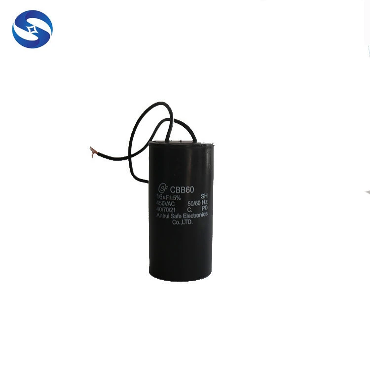 High-quality capacitor for washing machine motor capacitance 15uf 18uf 30uf