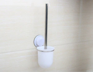 High Quality Cheap Stainless Steel Porcelain Cat Toilet Brush Holder