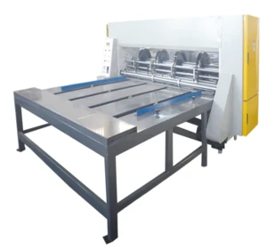 High quality corrugated cardboard carton box flexo printing slotting and die cutter machine, flex printing machine