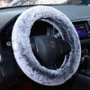 High quality custom car steering-wheel covers leather universal use steering wheel cover