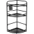 Import High quality custom stainless steel  kitchen triangle wall hanging floor corner storage spice shelf rack from China
