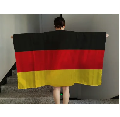 High quality customized Germany flag body flag 90 x 150 cm Polyester cape body flags