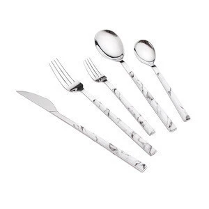 High quality Cutlery Set Knife Fork Spoon Unique design Stainless steel matte gold Oem Customized Logo flatware dinnerware sets