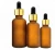 Import High Quality Essential Oil Frosted Amber Glass Bottle With Dropper Sets from China