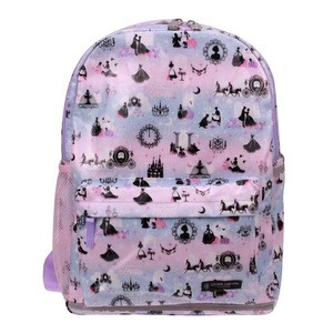 High quality fashion reflective material waterproof girls kids backpacks