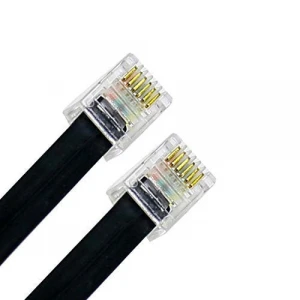 high quality handset Telephone Wires RJ12 6P6C Data Cable Male to Male 2 Meters 78&#x27;&#x27; Modular