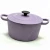 Import High quality HOT SALE TWO EARS  purple cookware vegetable oil cast iron dutch oven cookware set from China