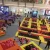 High Quality  Large Size Indoor Trampoline Park With Foam Cubes for Amusement Park for kids